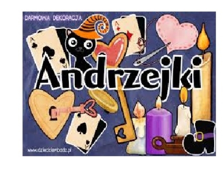 Andrzejki w trzeciej klasie.